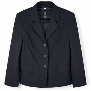 The Limited Large Black Blazer Jacket 3 Button Career Workwear Professional Sz L